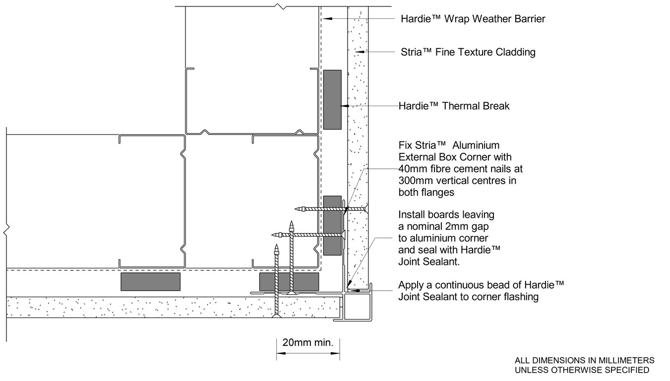 Navigate to STRIA FT Steel DF External Box Corner