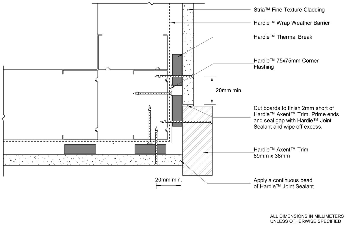 Navigate to STRIA FT Steel DF External Trim Corner