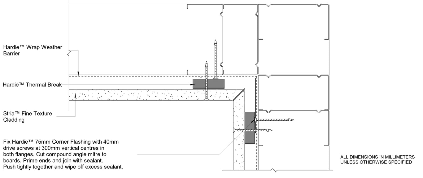Navigate to STRIA FT Steel DF Internal Mitre Corner