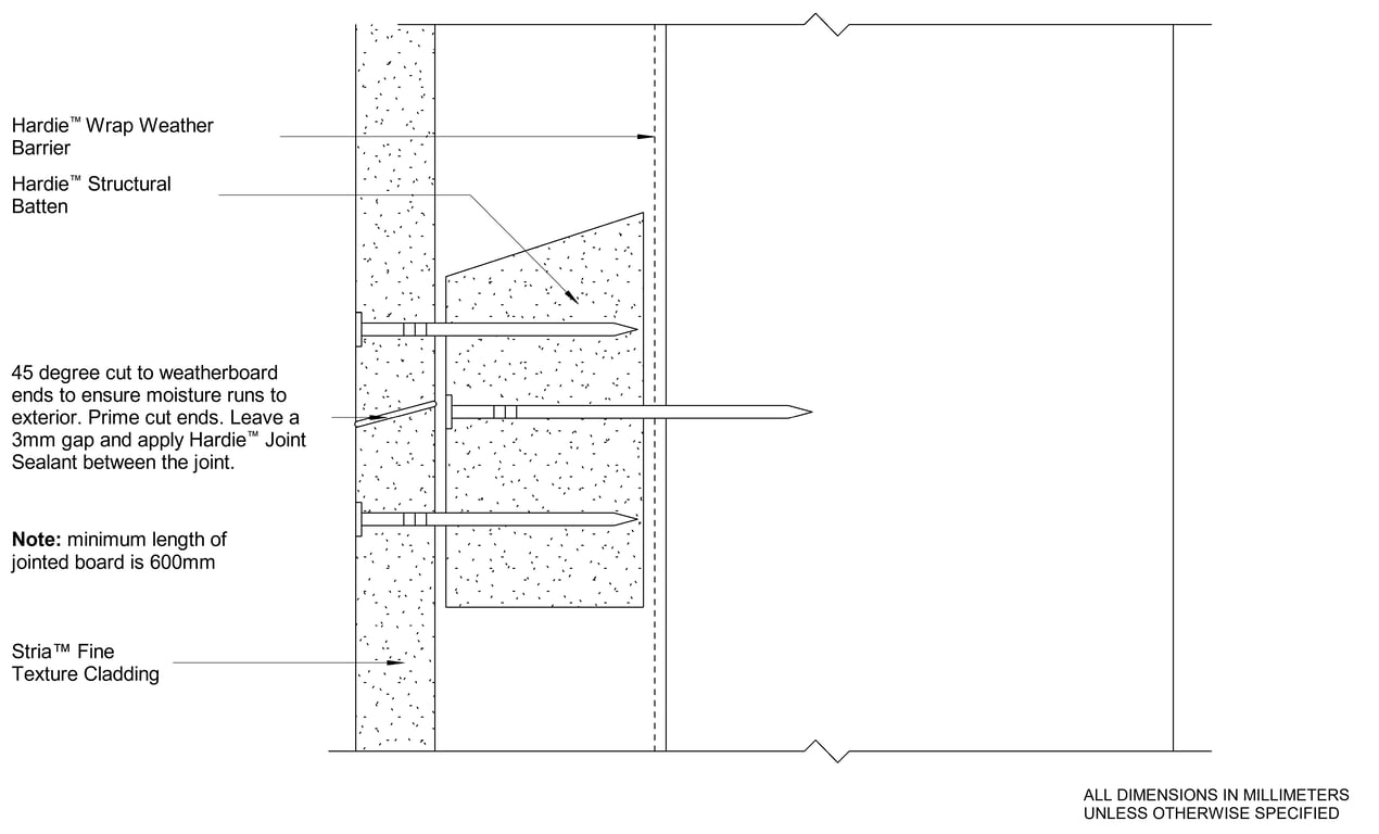 Navigate to STRIA FT Timber CFFC Vertical Butt Joint Detail