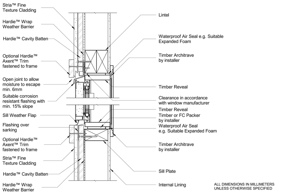 Navigate to STRIA FT Timber CFFC Window Head And Sill - Trim