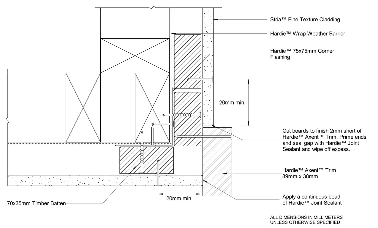 Navigate to STRIA FT Timber CFTB External Trim Corner