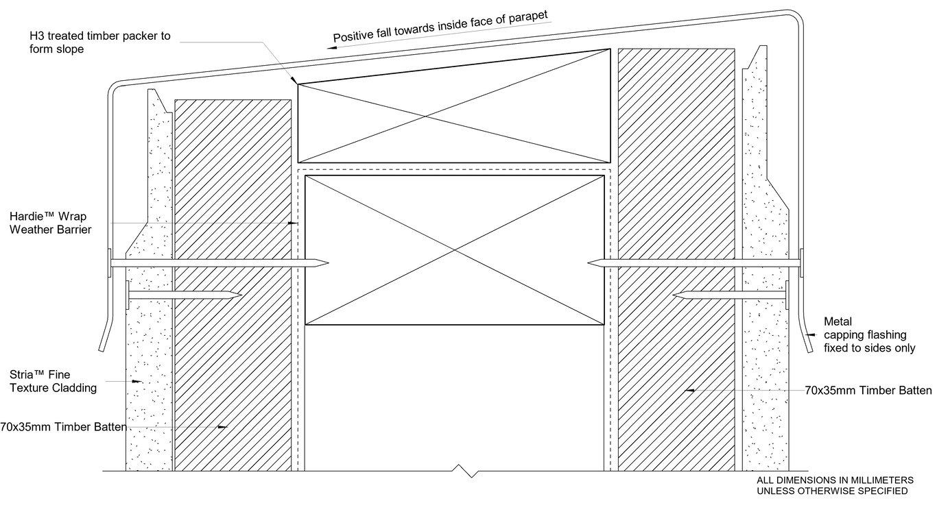 Navigate to STRIA FT Timber CFTB Parapet Detail