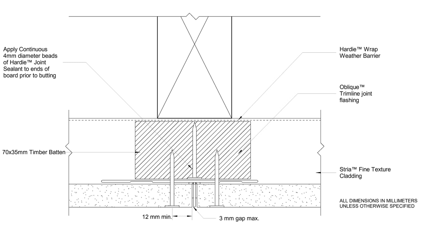 Navigate to STRIA FT Timber CFTB Vertical Joint Detail