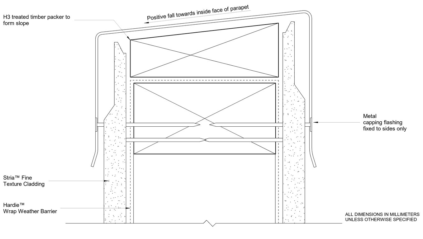 Navigate to STRIA FT Timber DF Parapet Detail