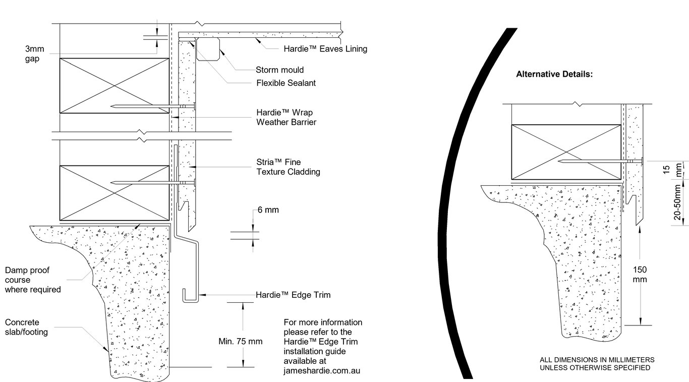 Navigate to STRIA FT Timber DF Slab-Eave Junction Detail