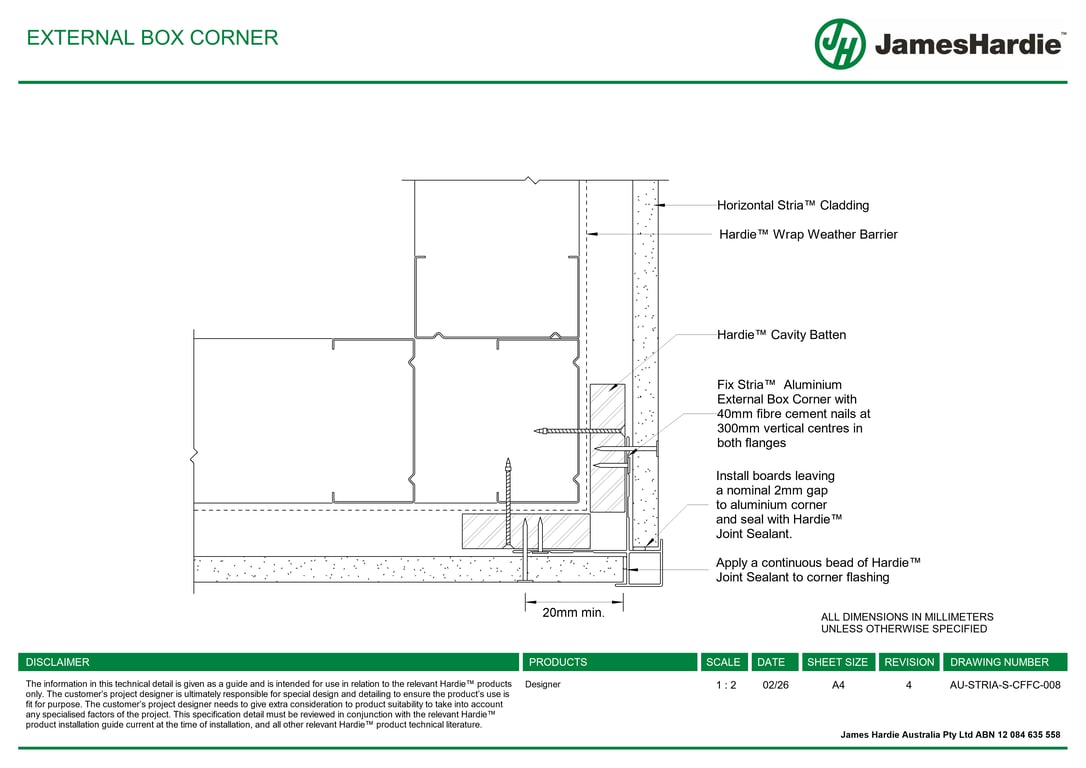 Navigate to AU-STRIA-S-CFFC-008 - EXTERNAL BOX CORNER