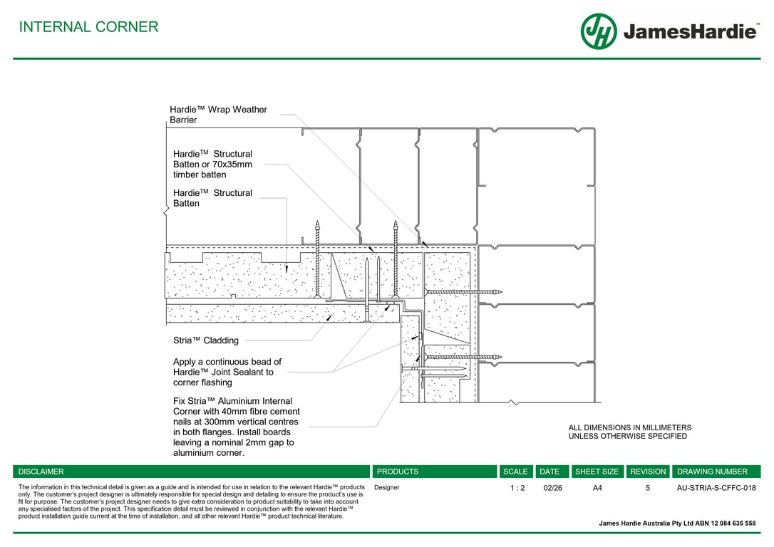 Navigate to AU-STRIA-S-CFFC-018 - INTERNAL CORNER
