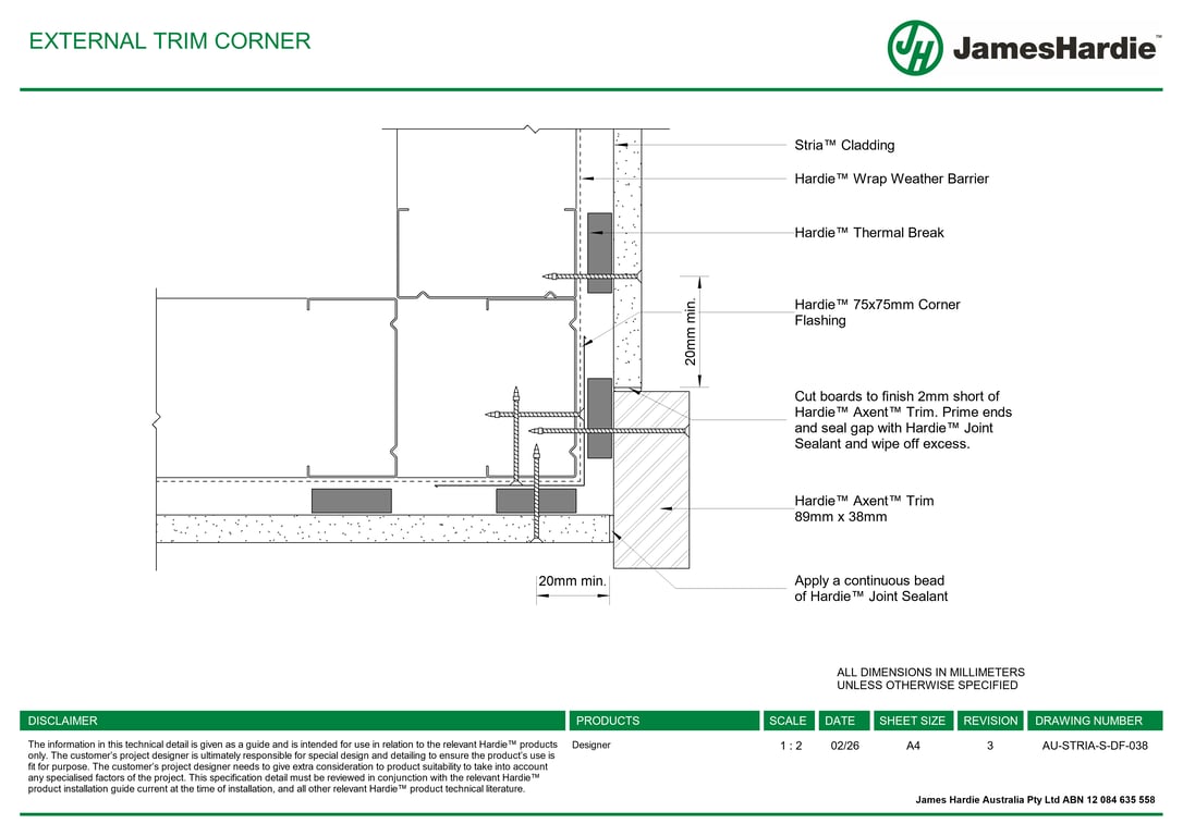 Navigate to AU-STRIA-S-DF-038 - EXTERNAL TRIM CORNER