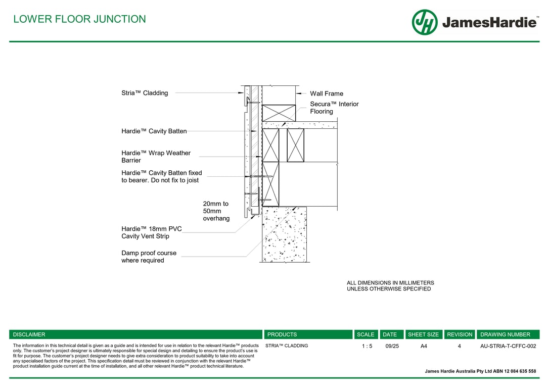 AU-STRIA-T-CFFC-002 - LOWER FLOOR JUNCTION