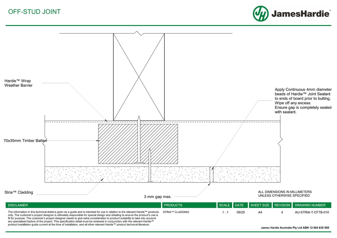 Navigate to AU-STRIA-T-CFTB-010 - OFF-STUD JOINT