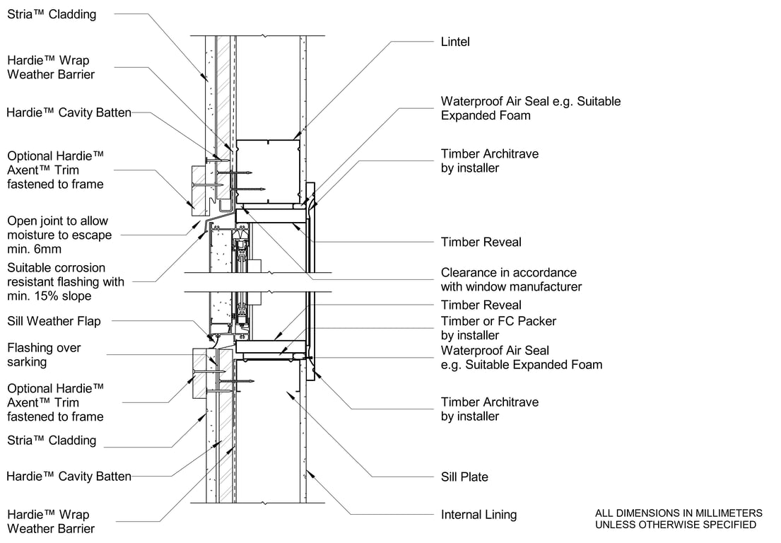 Navigate to STRIA Steel CFFC Window Head And Sill - Trim