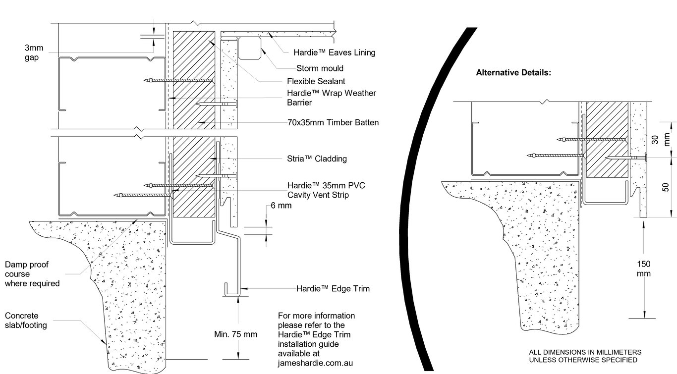 Navigate to STRIA Steel CFTB Slab-Eave Junction Detail