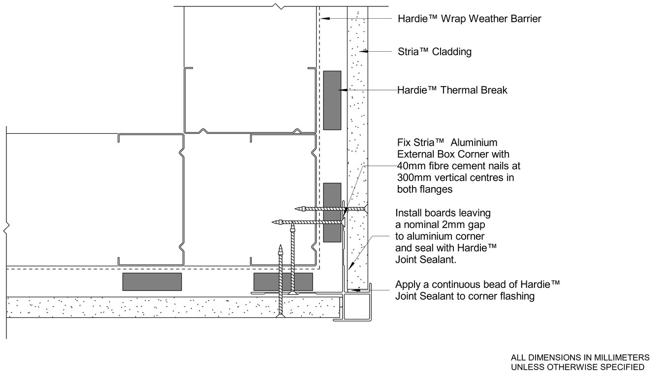 Navigate to STRIA Steel DF External Box Corner