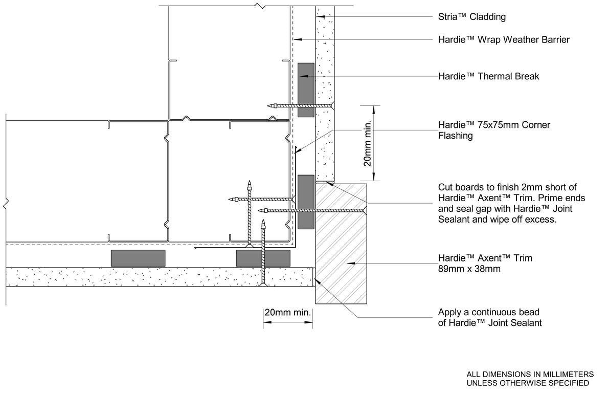 Navigate to STRIA Steel DF External Trim Corner