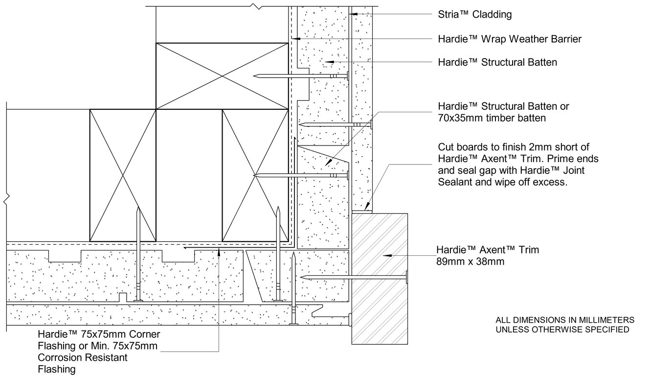 Navigate to STRIA Timber CFFC External Trim Corner With Castellated Batten