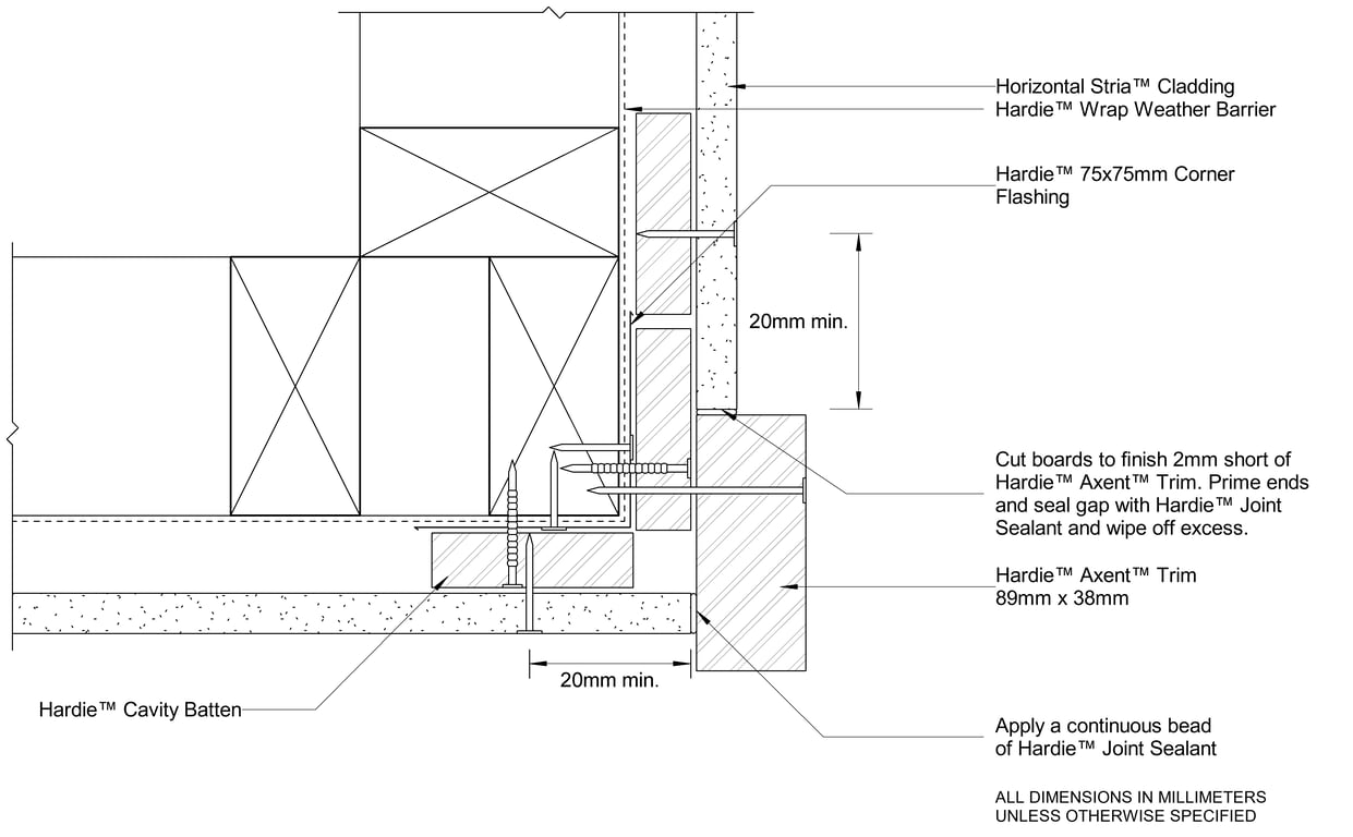 Navigate to STRIA Timber CFFC External Trim Corner