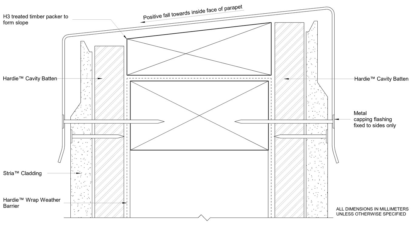 Navigate to STRIA Timber CFFC Parapet Detail