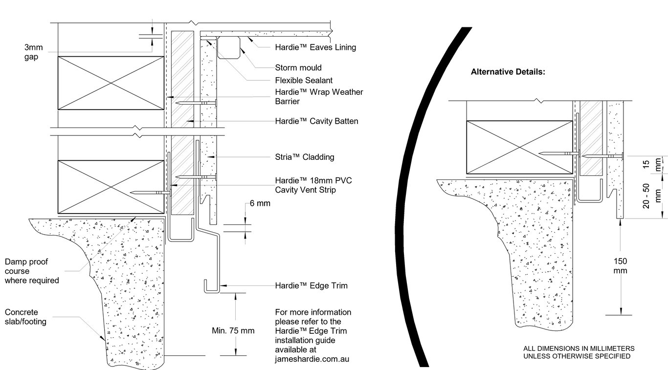 Navigate to STRIA Timber CFFC Slab-Eave Junction Detail