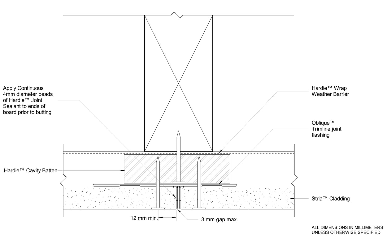 Navigate to STRIA Timber CFFC Vertical Joint Detail