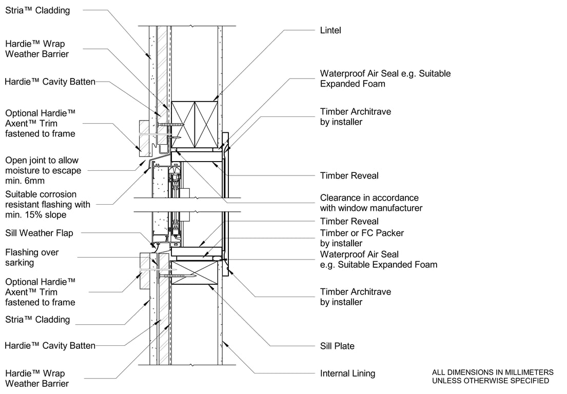 Navigate to STRIA Timber CFFC Window Head And Sill - Trim