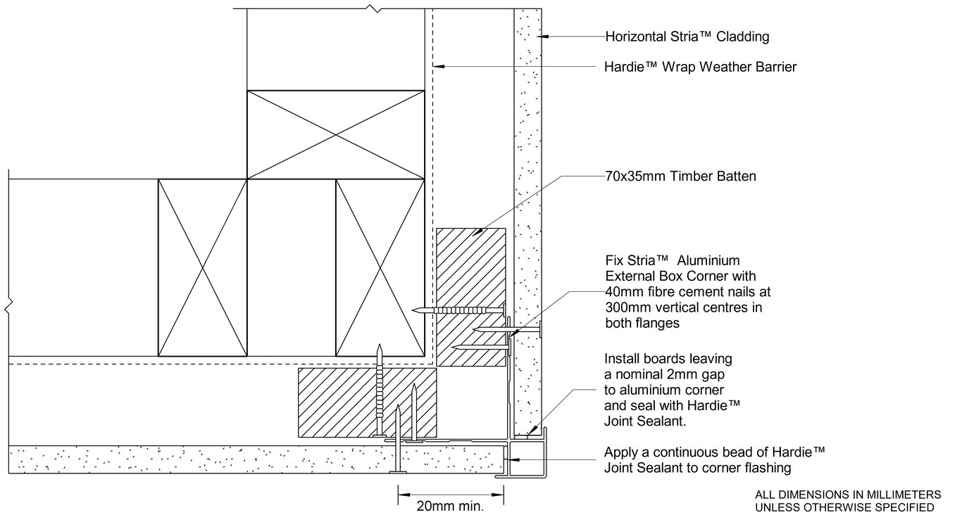 Navigate to STRIA Timber CFTB External Box Corner