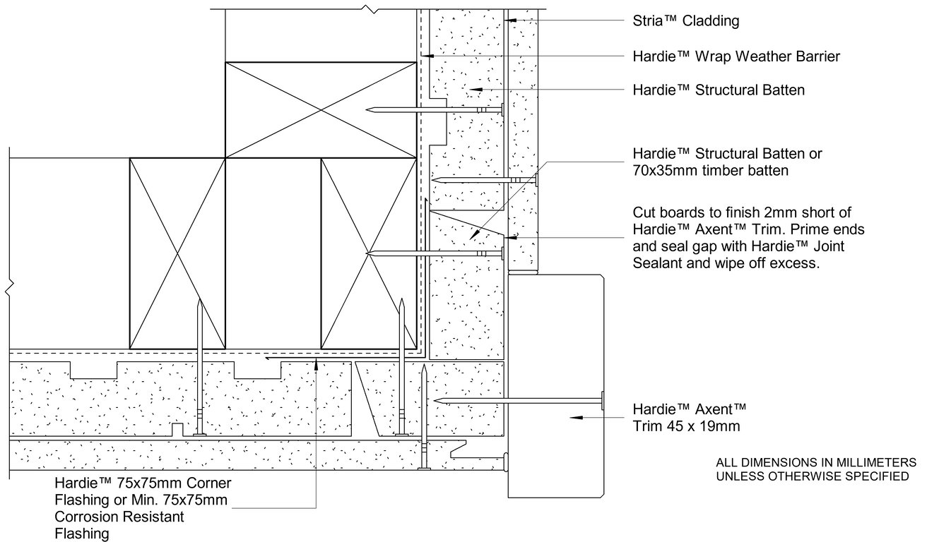 Navigate to STRIA Timber CFTB External Trim Corner With Castellated Batten