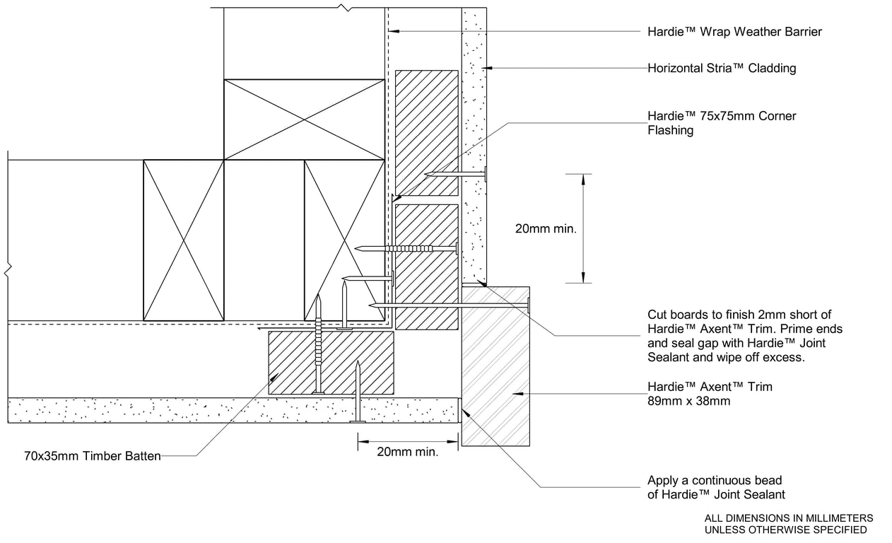 Navigate to STRIA Timber CFTB External Trim Corner