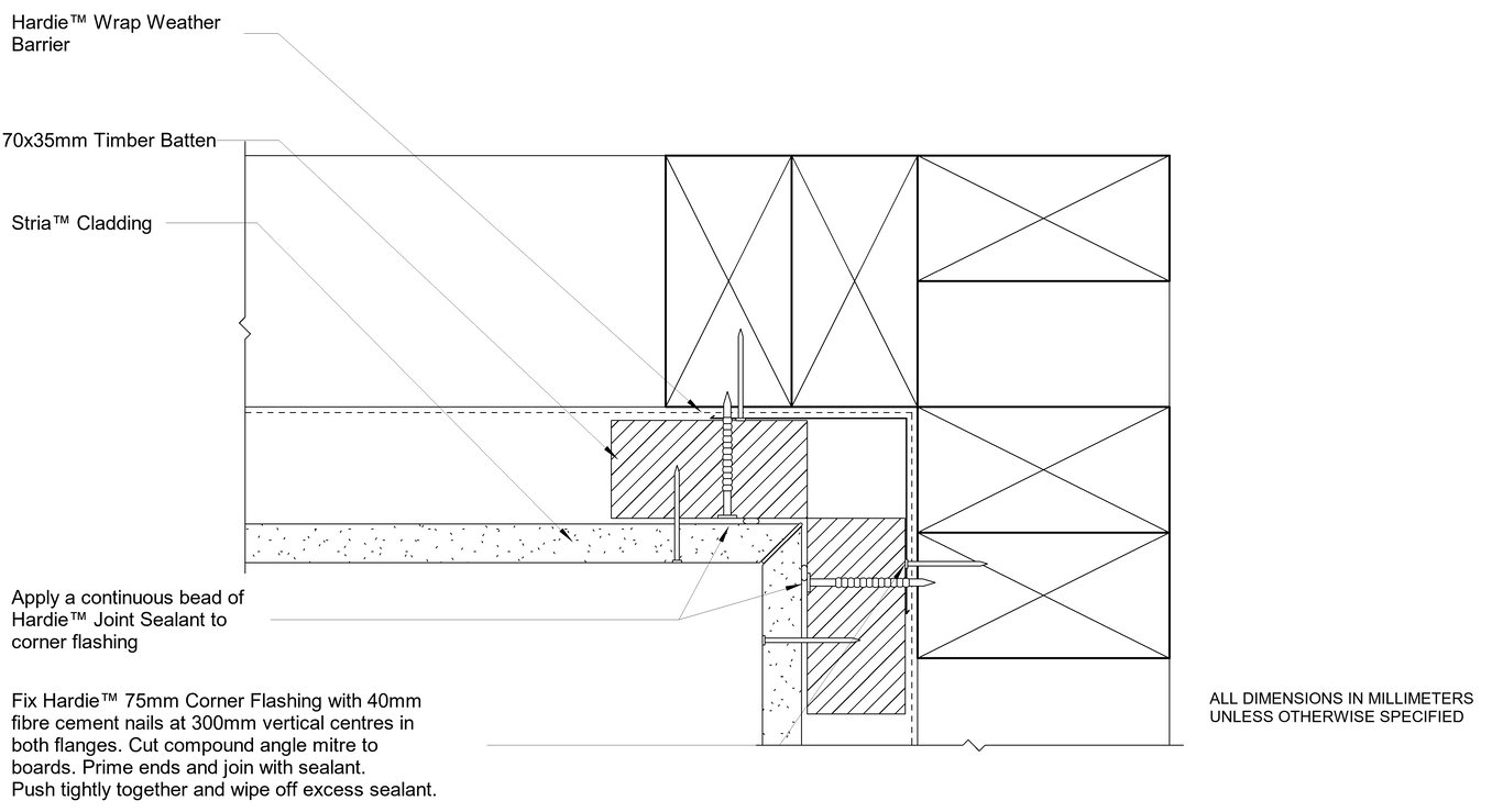 Navigate to STRIA Timber CFTB Internal Mitre Corner