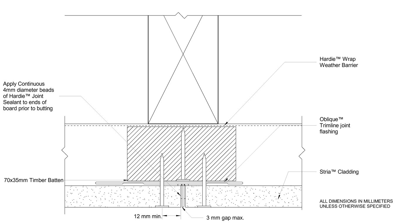 Navigate to STRIA Timber CFTB Vertical Joint Detail