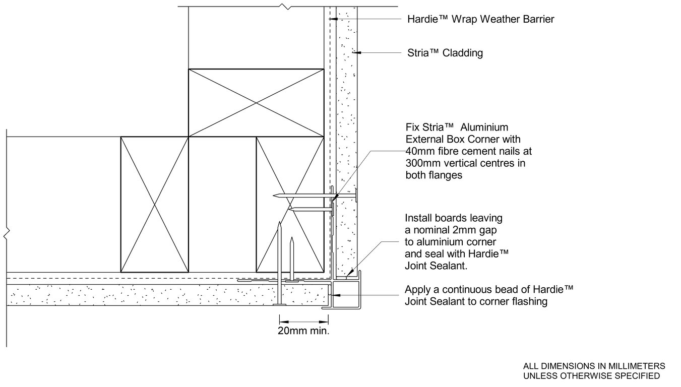 Navigate to STRIA Timber DF External Box Corner