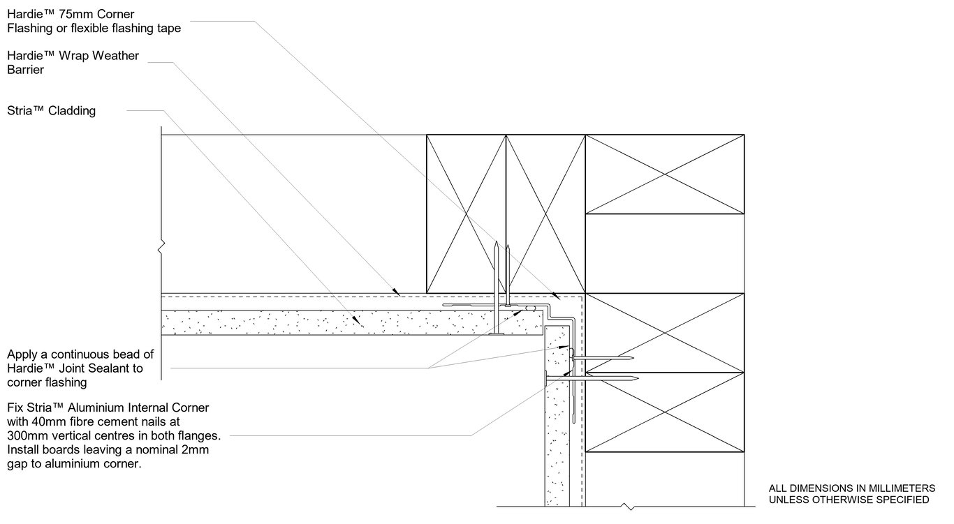 Navigate to STRIA Timber DF Internal Corner