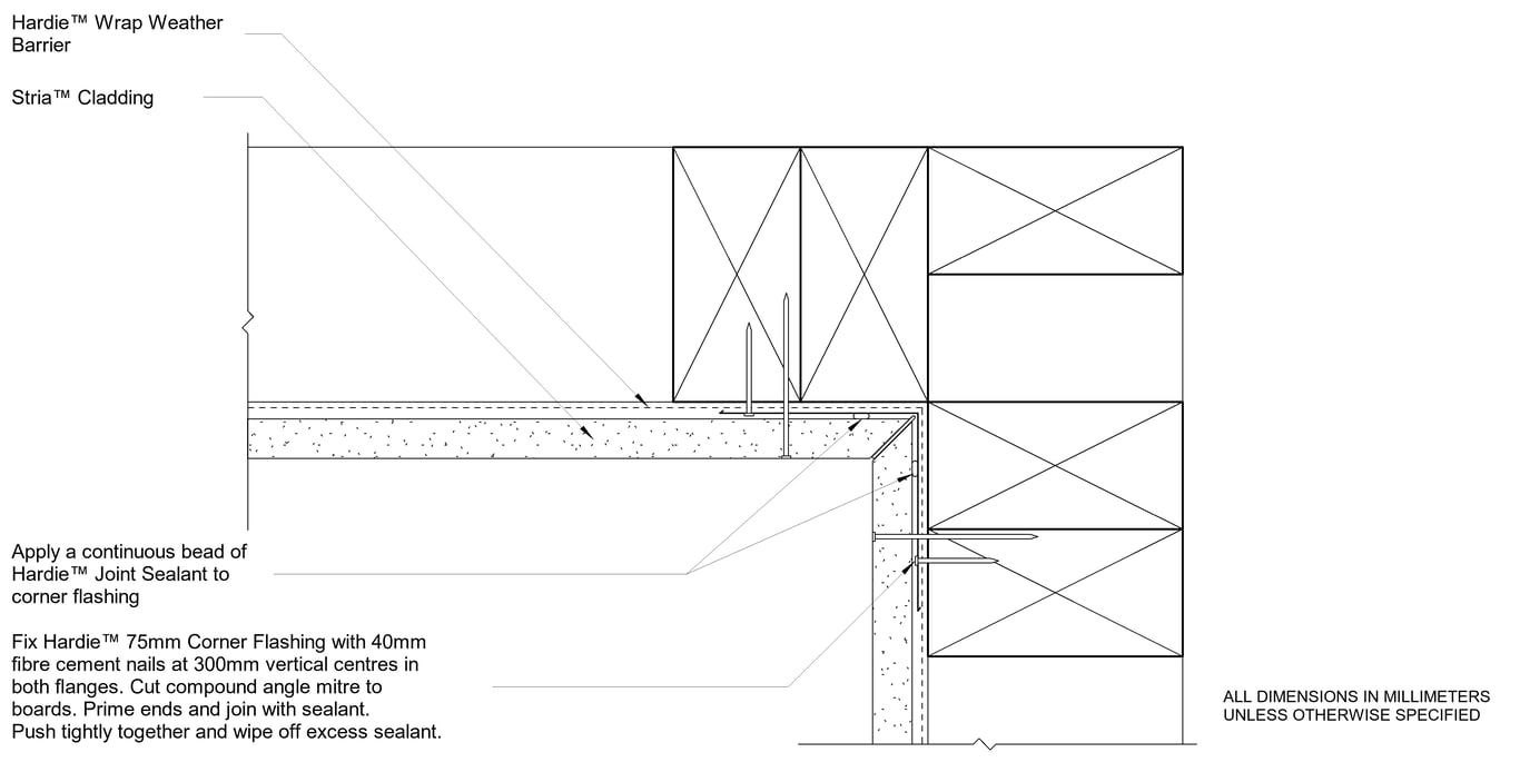 Navigate to STRIA Timber DF Internal Mitre Corner