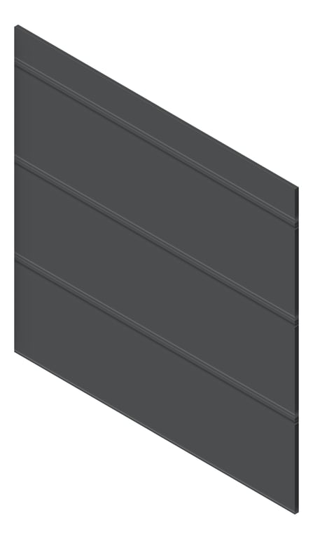 3D Presentation Image of Cladding Board JamesHardie StriaCladdingSmooth Horizontal 325 Domino