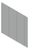 3D Presentation Image of Cladding Board JamesHardie StriaCladdingSmooth Vertical 325 TimelessGrey