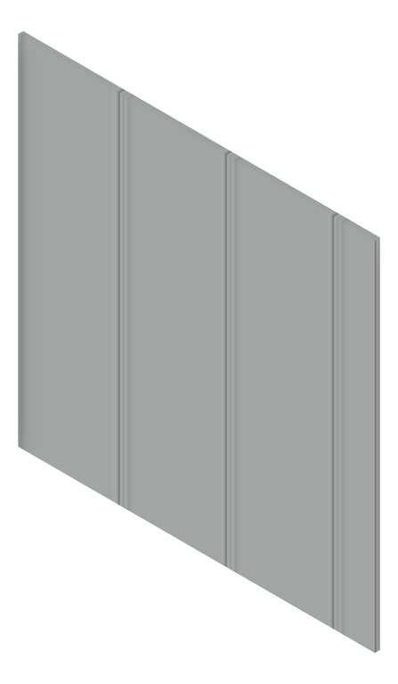 3D Presentation Image of Cladding Board JamesHardie StriaCladdingSmooth Vertical 325 TimelessGrey