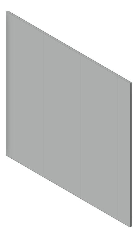 3D Shaded Image of Cladding Board JamesHardie StriaCladdingSmooth Vertical 325 TimelessGrey