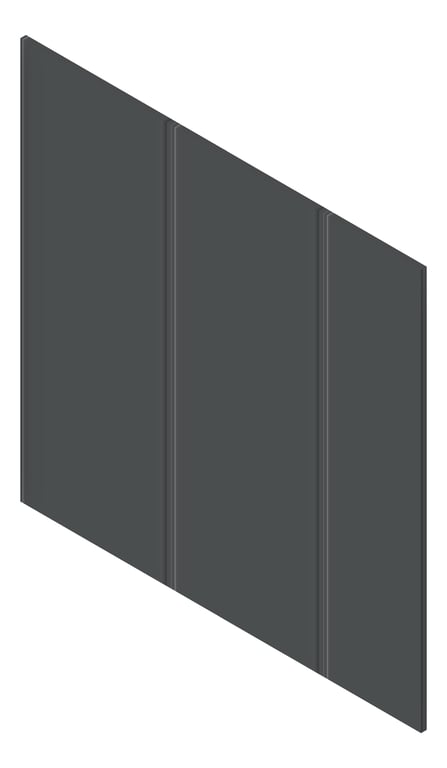 3D Presentation Image of Cladding Board JamesHardie StriaCladdingSmooth Vertical 405 Domino