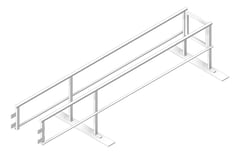 3D Shaded Image of Guardrail Protector Kattsafe Ladder