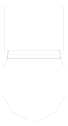 Plan Image of Ladder Vertical KattsafeUSA Caged GrabRail