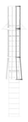 Front Image of Ladder Vertical KattsafeUSA Caged WalkwayPlatform
