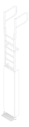 3D Documentation Image of Ladder Vertical KattsafeUSA GrabRail
