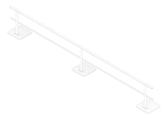 3D Documentation Image of Guardrail NonPenetrating KattsafeUSA