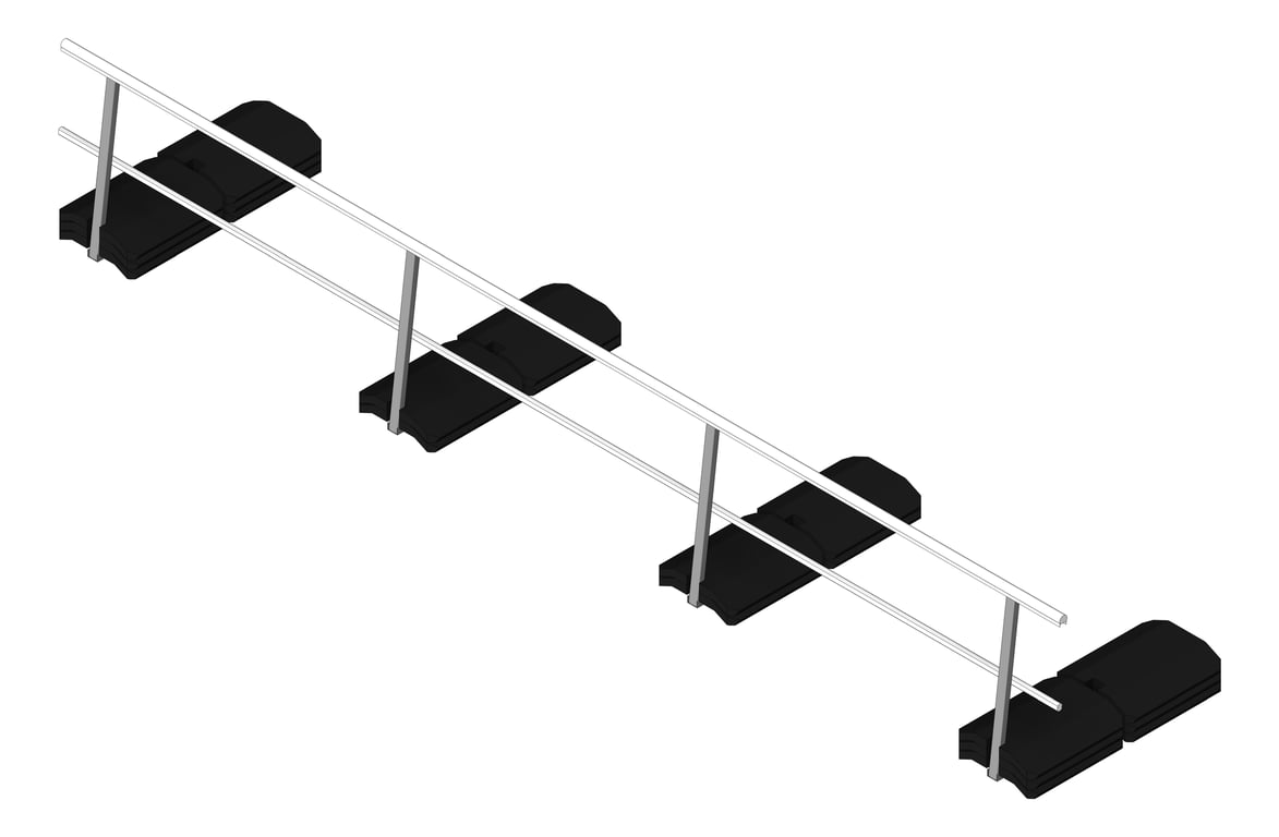 Guardrail NonPenetrating KattsafeUSA Stackable HighLoad