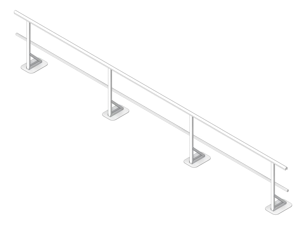 Guardrail SurfaceMount KattsafeUSA