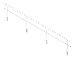 3D Shaded Image of Guardrail WallMount KattsafeUSA External