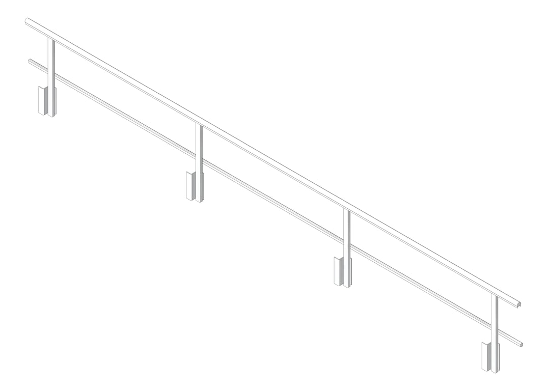 Guardrail WallMount KattsafeUSA Internal