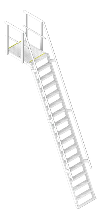 Ladder Ship KattsafeUSA WithPlatform