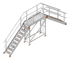 3D Shaded Image of Bridge Modular KattsafeUSA