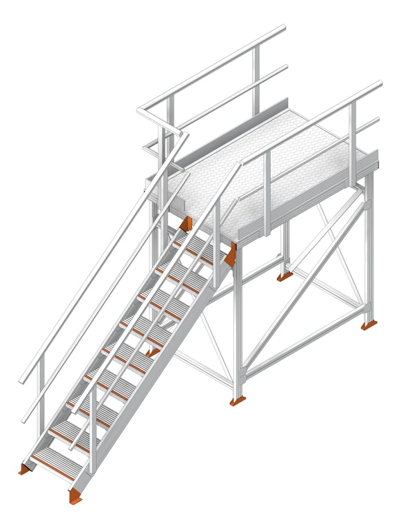Navigate to Stair Modular KattsafeUSA Platform Wide
